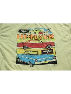 Vintage Ford Hi Flyer Falcon T-Shirt Murina's Best Shirt L Distressed